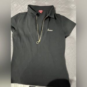 Black Guess collar shirt size XS